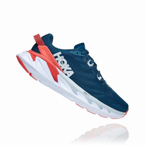 Hoka One One ELEVON 2 Road Running Shoes For Women India Navy/Orange IN-7038